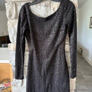 Black cocktail dress